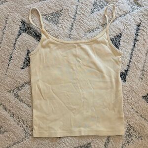 Brandy Melville Pale Yellow Camisole